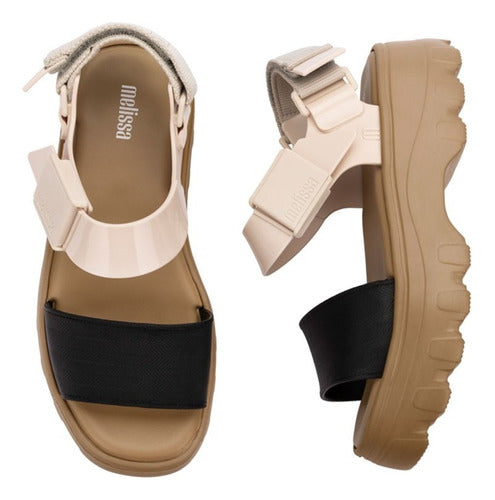 Melissa Sandalias Mujer Plataforma Kick Off Sandal | Beige 2