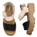 Melissa Sandalias Mujer Plataforma Kick Off Sandal | Beige 2