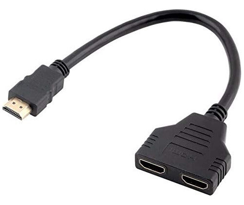 Elect+ Passive HDMI Splitter Cable 1 Male Input 2 Female Outputs 2