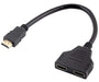 Elect+ Passive HDMI Splitter Cable 1 Male Input 2 Female Outputs 2