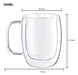 Genérico Set Café De Cafetera Italiana 9 Tazas + 2 Tazas Vidrio 350ml 4