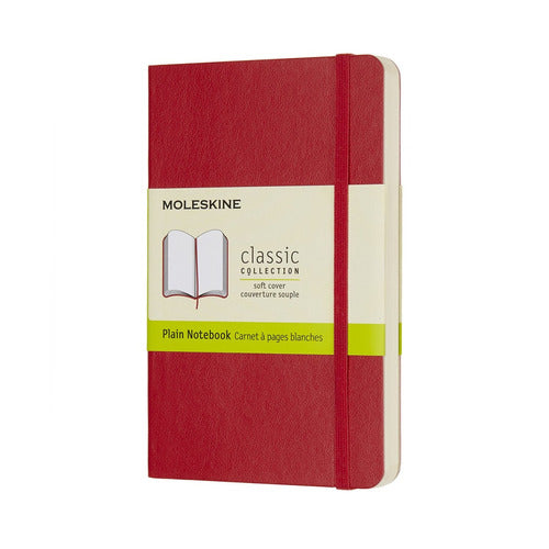 Moleskine Classic Notebook Pocket Plain Scarlet Red 0