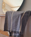 Rustic Fringed Bed Throw 100% Cotton 200 x 150 12