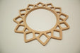 Puntitos Carpintería Circular Mandala MDF Deco Mirror Frame 1