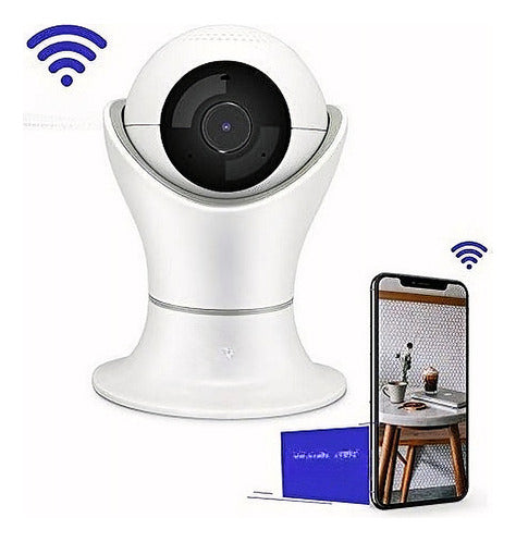 Cámara De Seguridad Wifi 1080p, Vista De Navegación 3d, Full 1