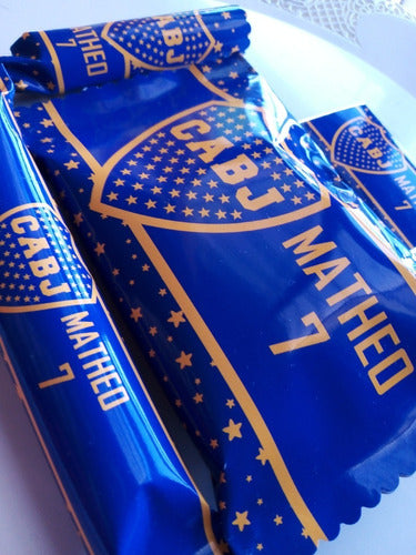 VHKWINES Candy Bar Boca Juniors 40 Golosinas Personalizadas 5