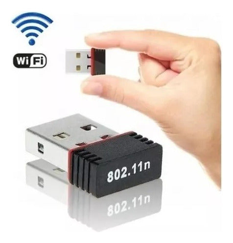 Antena Wifi Wireless Usb Para Pc O Receptor Satelital - Tv 1