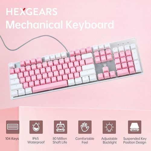 ~? Teclado Mecánico Para Juegos Hexgears Gk715s, Teclado Mec 1