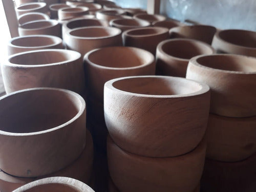 Set of 10 Algarrobo Wood Bowls 1
