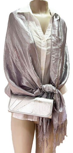 Women's Pashmina Shawl and Matching Evening Bag - 2nd Selection 0