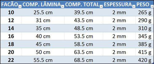 Facao Top Mato Corneta 18 Polegadas Original (700) + Bainha 3