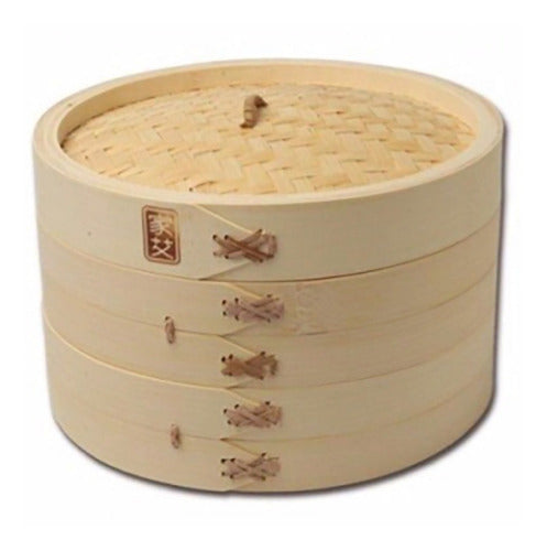 Bazarnet Bamboo Steamer 21 Cm 2-Tier C3-026 1