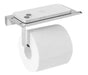 Generic Stainless Steel 2-in-1 Toilet Paper Holder and Cell Phone Stand 0