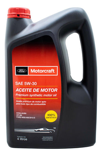 Kit 3 Filters + Motorcraft 5w30 Synthetic Oil Ford Ka 2