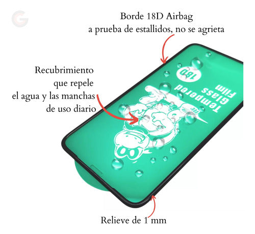 CG Film Vidrio Templado Para iPhone 15 Plus Pro Max Airbag 18d 1