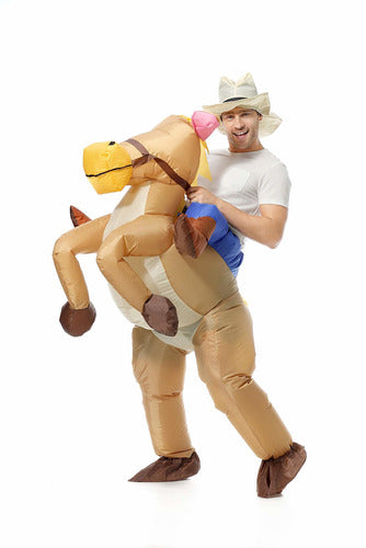 Eonpow Disfraz Inflable A Caballo Halloween 2