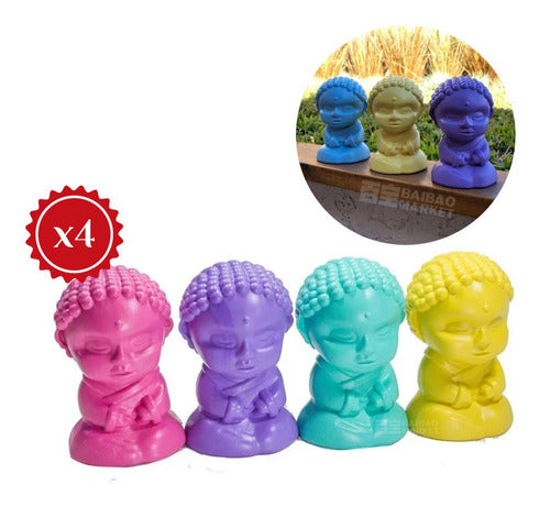 BAIBAO REGALO 4 Buddha Decor Set – Design of Peace and Wisdom – Assorted Wholesale 0