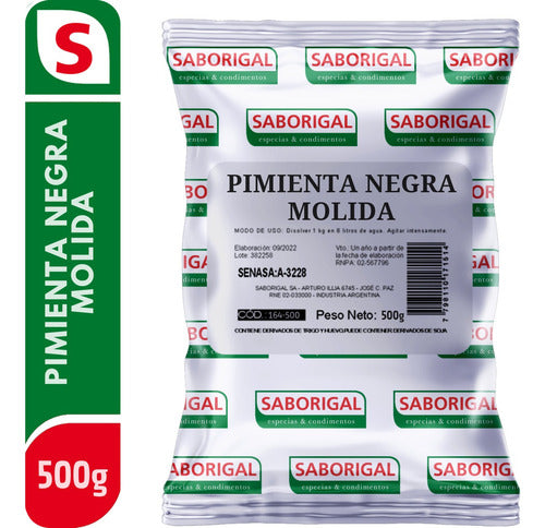 Saborigal Ground Black Pepper X 500 Gr 0