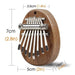 Ganasome 8 Teclas Mini Kalimba Exquisito Dedo Pulgar Piano M 1