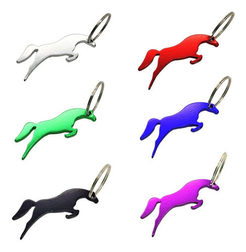 Nail Vinyl's Keychain Bottle Opener Horse Souvenir in Metal 3