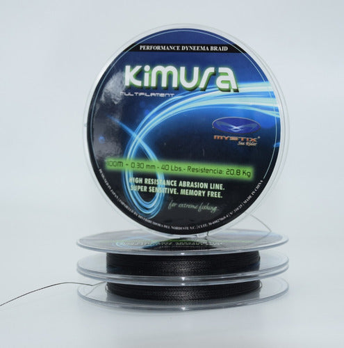 Mystix Kimura 0.40mm Multifilament Fishing Line - 24.8 Kg - 100m 6