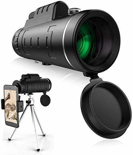 Monocular Hd 40 X 60 Trípode Para Teléfono Prisma Bak4 0