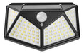 Generic Solar Reflector Light 100 LED Rechargeable Outdoor Panel 0