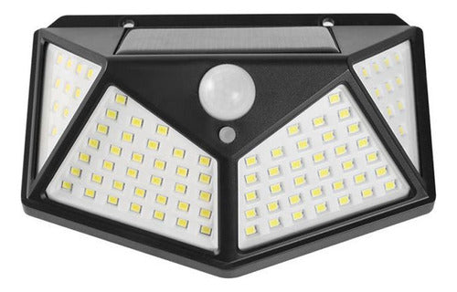 Generic Solar Reflector Light 100 LED Rechargeable Outdoor Panel 0