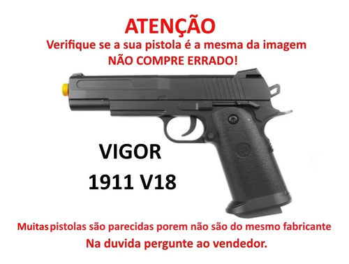 Pistão De Reposição Pistola Airsoft Vigor 1911 V18 Spring 1