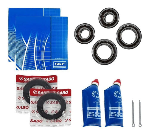 Set of 2 SKF Rear Wheel Bearings Kit for Chevrolet Corsa Agile Fun Celta 2