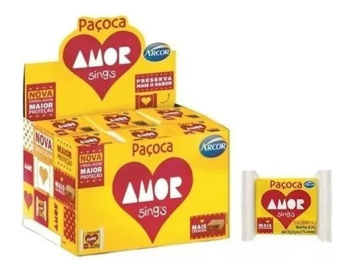 Paçoca Amor Sing's 18g C/30 Unidades - Arcor - A Original! 1