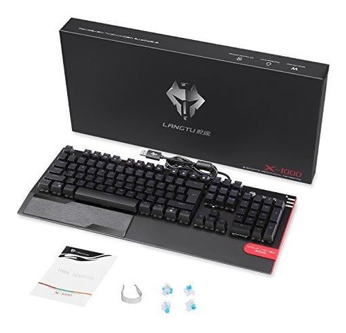 Langtu Gaming Mechanical Keyboard with 104 Keys Waterproof 7