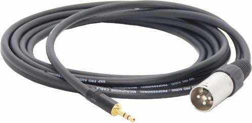 6M Balanced XLR Male to Mini Plug Male Gold Cable 0