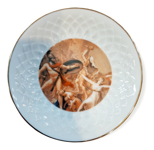 Decorative Plate Porcelain Tsuji D13cm. 003 0