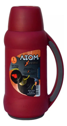 Atom Termo Atom Extreme 1L Pico Matero 360° Doble Ampolla Vidrio 0