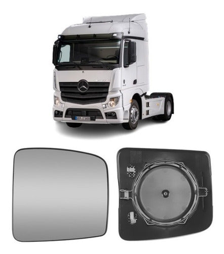 Base Vidro Menor Espelho Retrovisor Mb Actros 2016/2020 Le 0