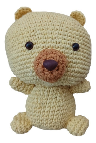 Crochet Peluche Crochet Oso Con Porta Chupete 1