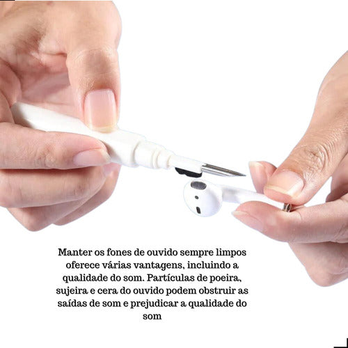 Kit Para Limpeza De Fones De Ouvido E Higienizador AirPods 3