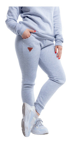 Women's Jogger and Hoodie Set in Fleece with Sherpa Lining Sizes S to XXL - Art. 15 13
