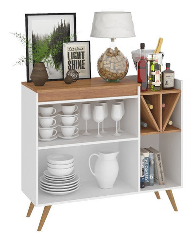 Punto Union Modular Sideboard with Bottle Rack - 105x087x038 - RA14 1