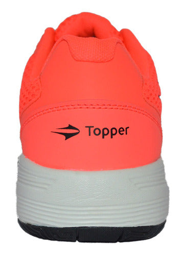 Topper Zapatilla Mujer Tenis Paddle Original Naranja 2