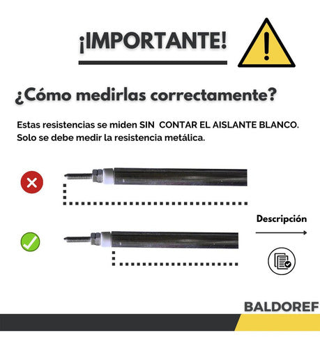 Resistencia Horno Eléctrico Grill Vela Repuesto 38 Cm 2