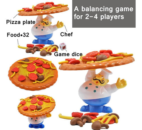 Generic Pizza Topple Game for 2-4 Players, One Size 2