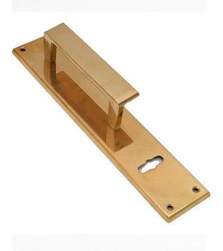 Fondere Polished Bronze Rectangular Handle 50 X 250 mm 0