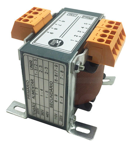 Transformador De Comando 100va Mono E-220-380-440v 110/220v 0