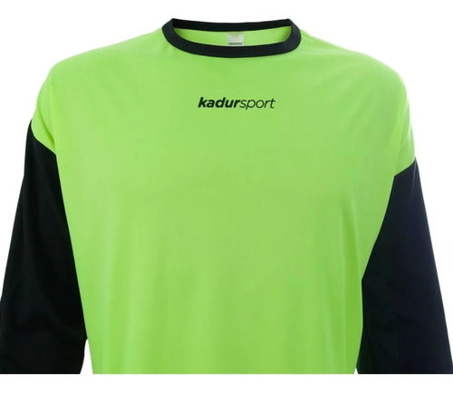 Goalkeeper Long Sleeve Soccer Jersey with Elbow Impact Protection by Kadur 65
