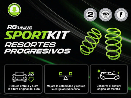 RGTUNING Espirales Progresivos Vw Saveiro G5 Rg Sportkit X4 1