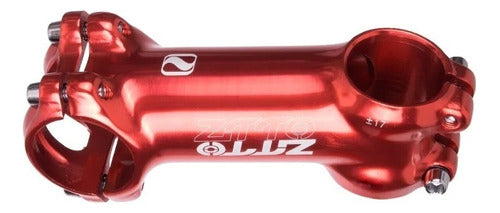 Ztto Stem -17° X 100mm for 31.8mm Handlebar in Red 0