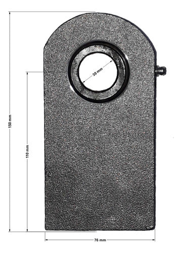 Rotula Punta De Lanza Trailers / Ø Interior De Bola 30 Mm. 1