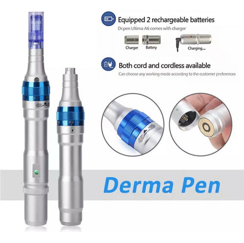 Dermapen Dr Pen A6 + 2 Agujas Nano - Inalámbrico - Original 1